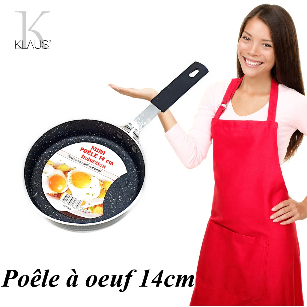 Poêle 14cm Klaus Klaus Poêle œuf 14cm : Natural cook professionnel - N°1  des ustensiles de cuisine pro