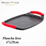 Plancha 47cmx29cm - Grill 24cm Espace Cuisine Professionnel