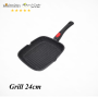 Plancha grill 48x28cm - Poêle 24cm - Grill 24cm Espace Cuisine Professionnel